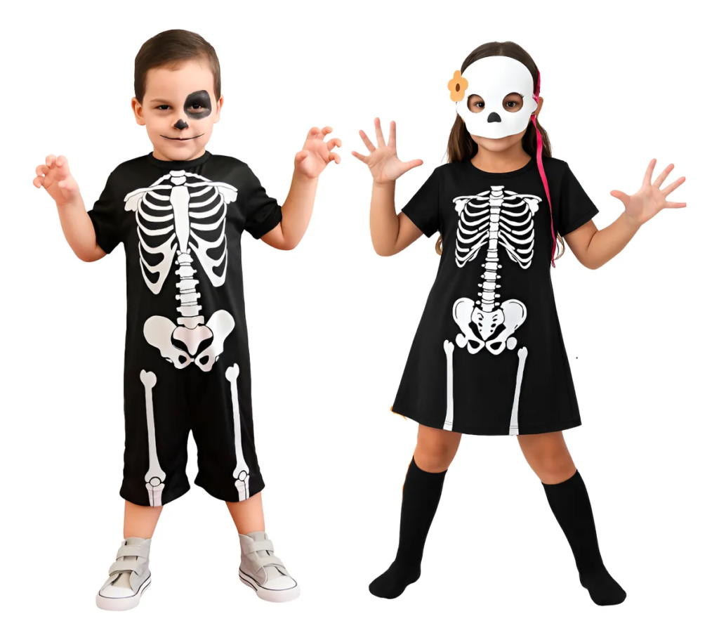 Fantasia deEsqueleto Infantil